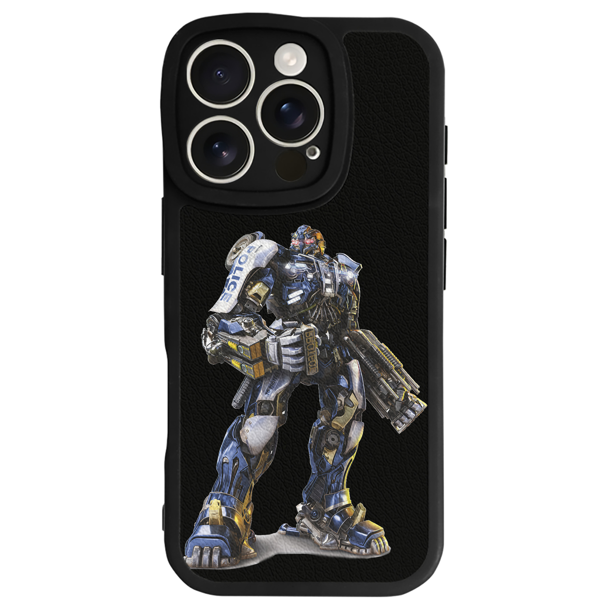 （画像用） Transformers トランスフォーマー 【iPhone 16シリーズ対応】シリコンスマホケース（レザー調） 材質：シリコン